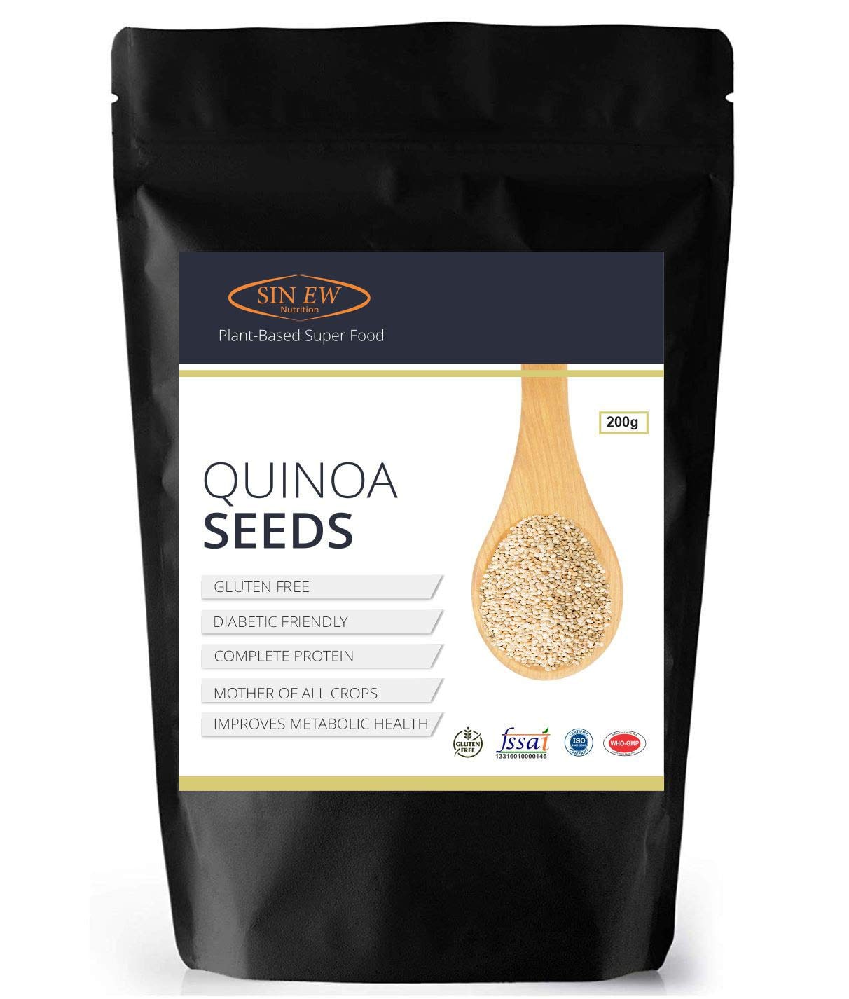 

Sinew Nutrition White Quinoa Seeds 200g