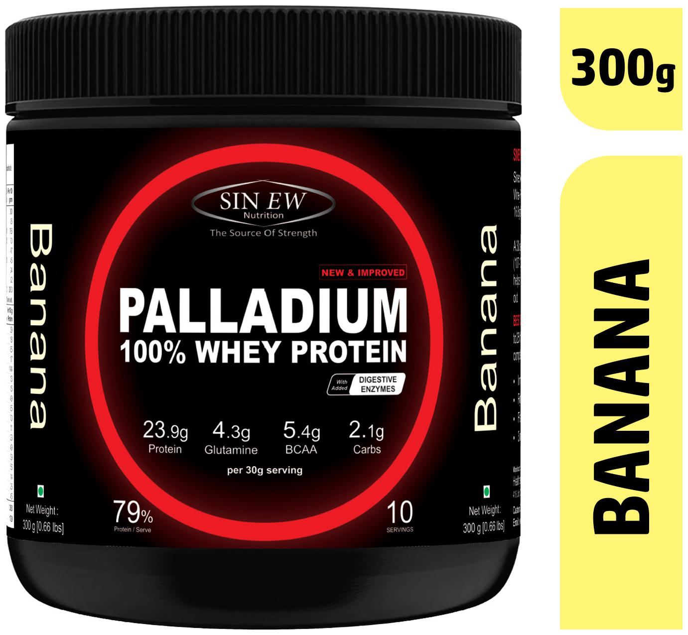 

Sinew Nutrition Palladium Whey Protein With Digestive Enzymes 300g (Banana)