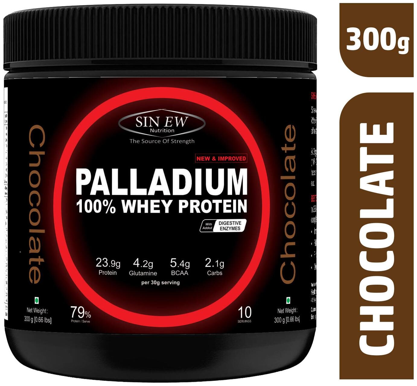 

Sinew Nutrition Palladium Whey Protein With Digestive Enzymes 300 g (Chocolate)