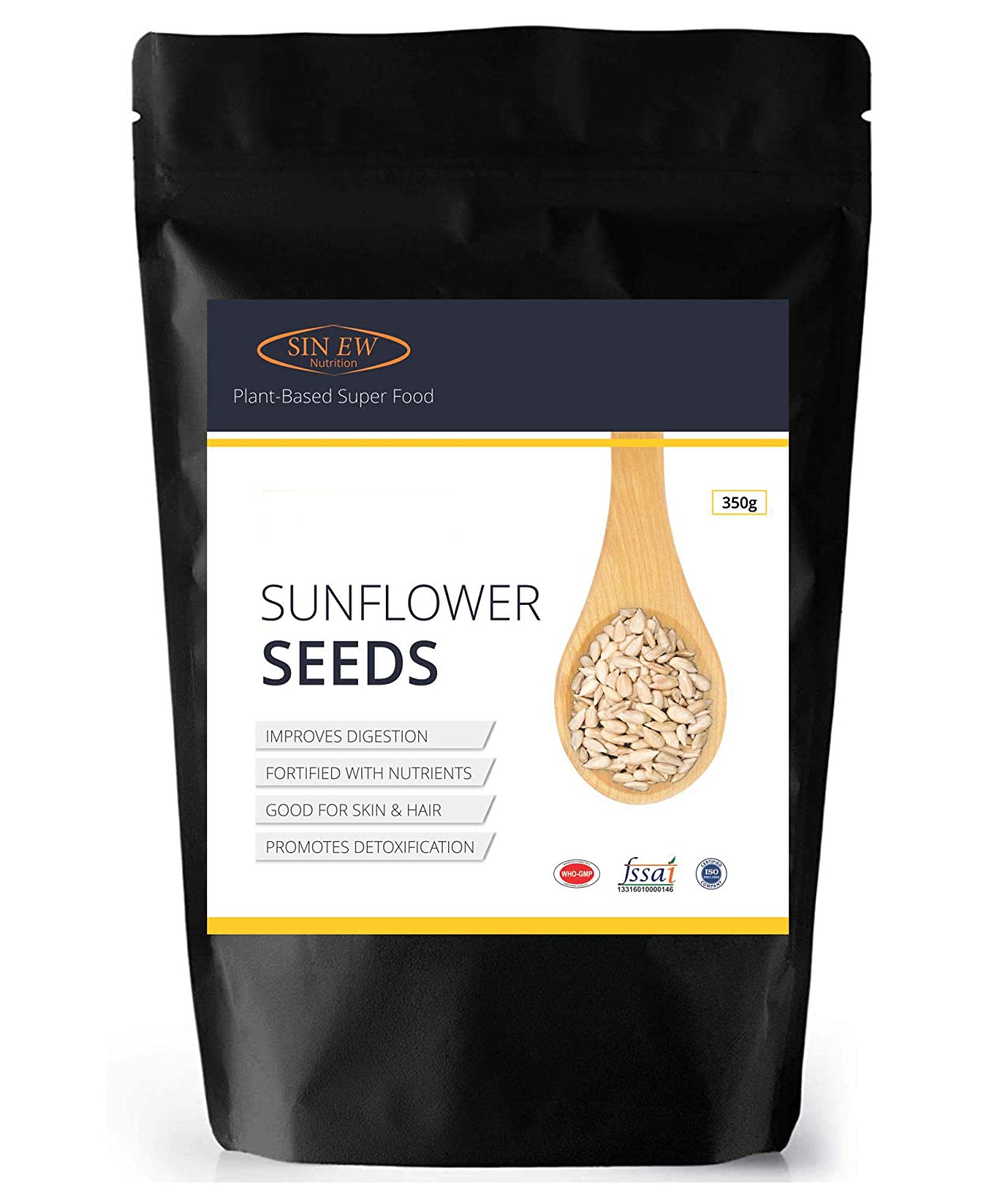 

Sinew Nutrition Sunflower Seeds Protein And Fibre Rich Superfood - 350 g