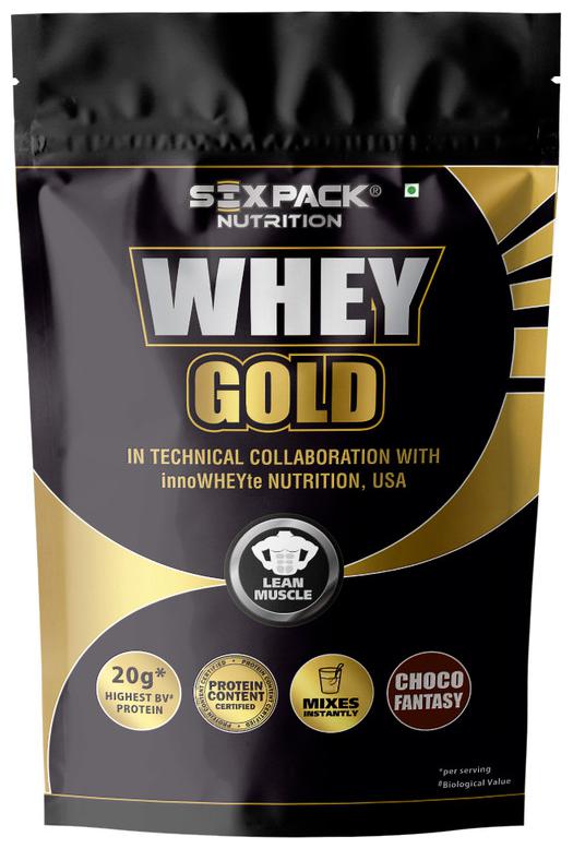 

Six Pack Nutrition Whey Gold 100 Whey Protein Powder - 4 kg (Choco Fantasy)