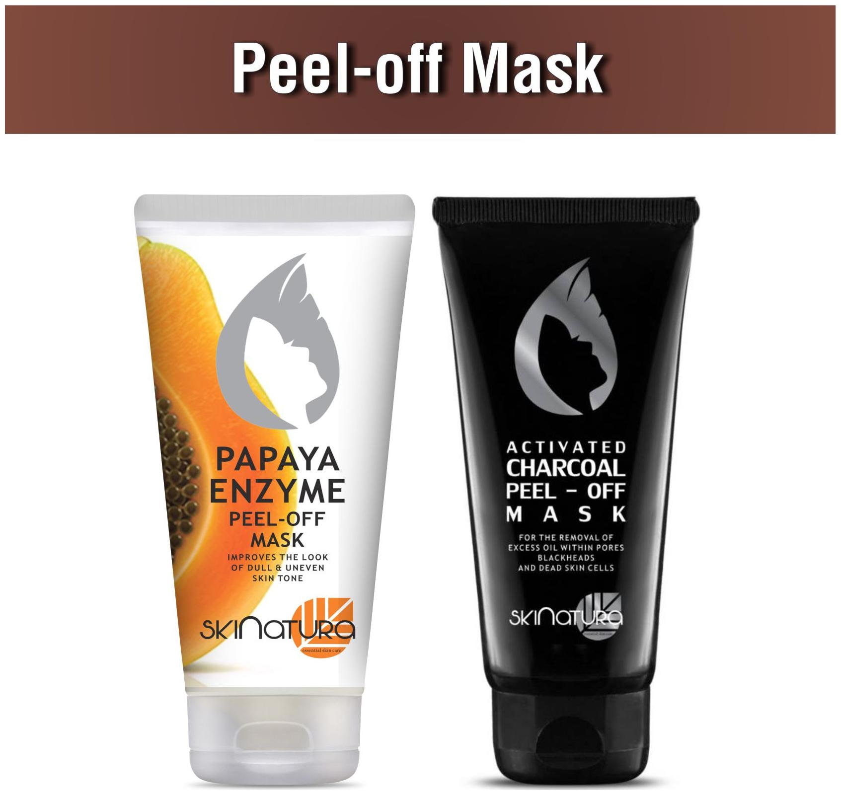 

Skinatura Papaya Enzyme Activated Charcoal Face Peel Masks 100g (Pack of 2)