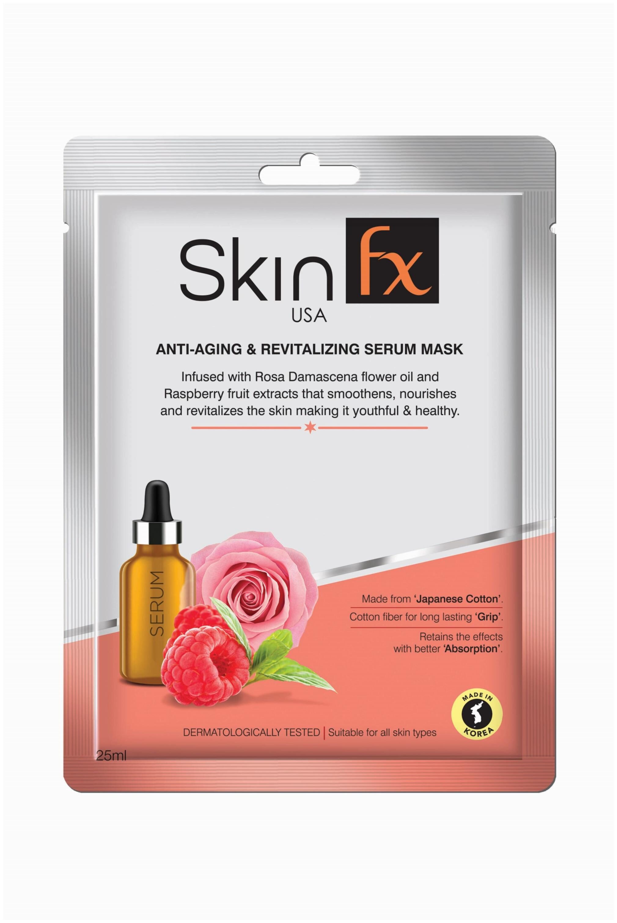 

SkinFx Anti-Aging and Revitalizing Serum Mask (Pack of 1)