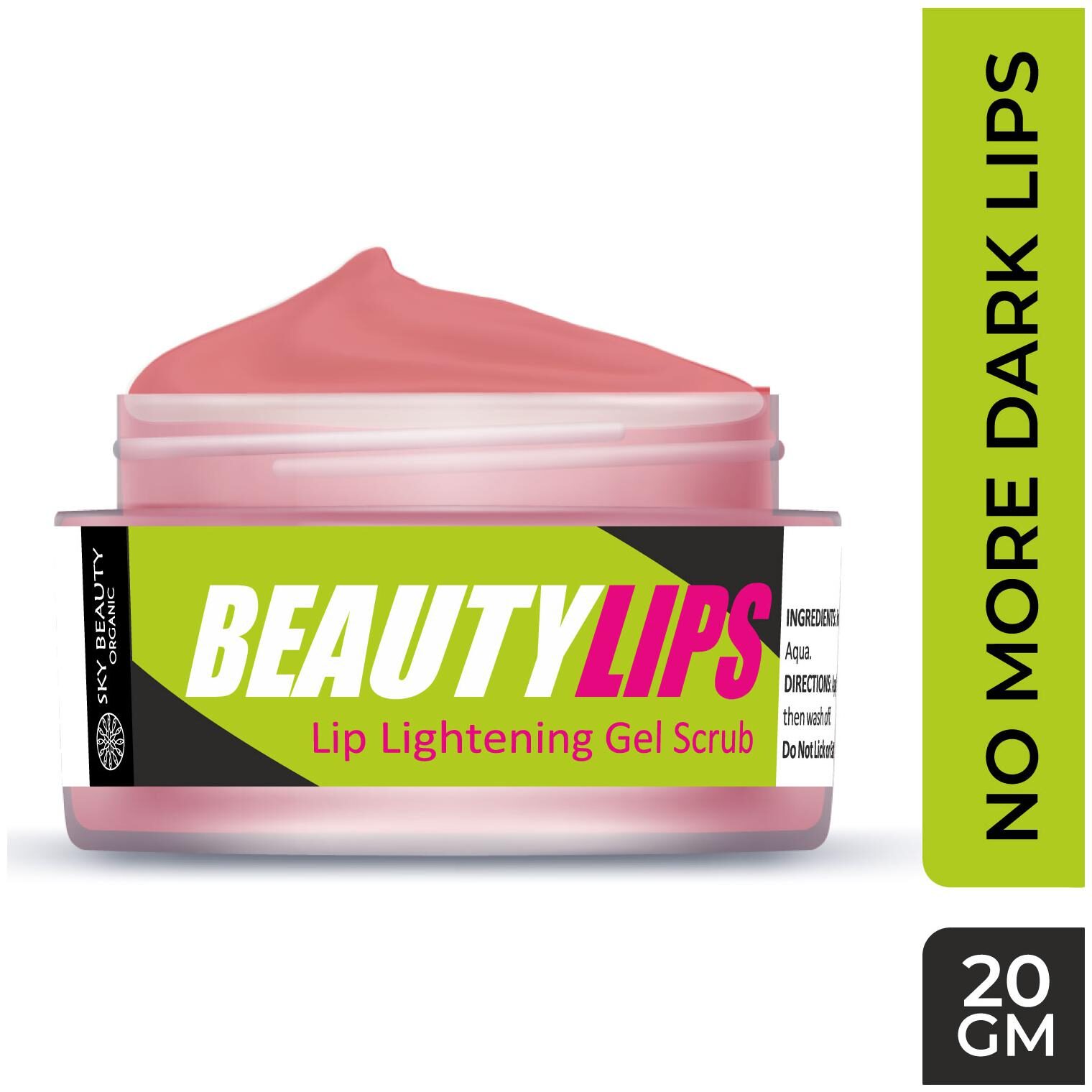

Sky Beauty Organic Beauty Lips Lip Lightining Gel Scrub 20g