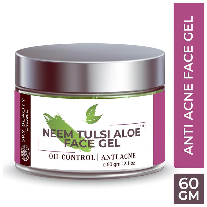 

SKY BEAUTY Organic Neem Tulsi Aloe Face Gel 60 g