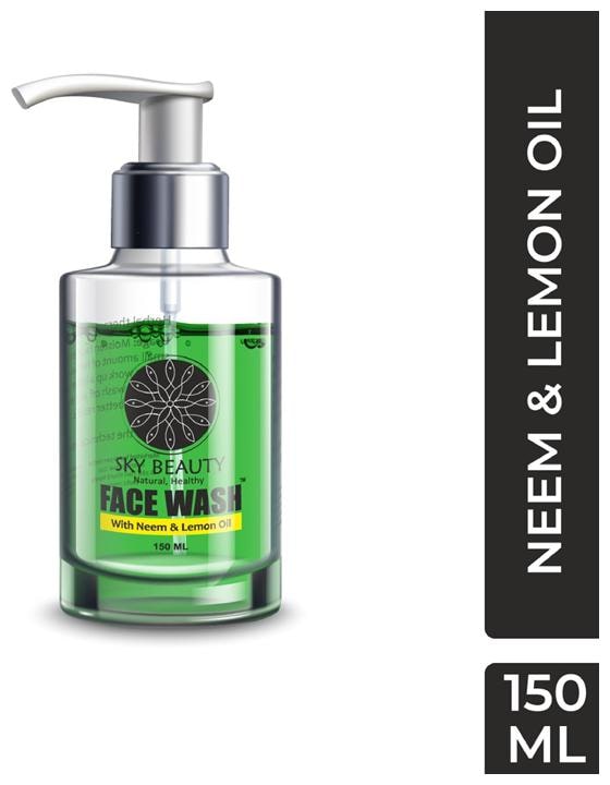 

SKY BEAUTY Organic Neem and Lemon Face Wash 150 ml