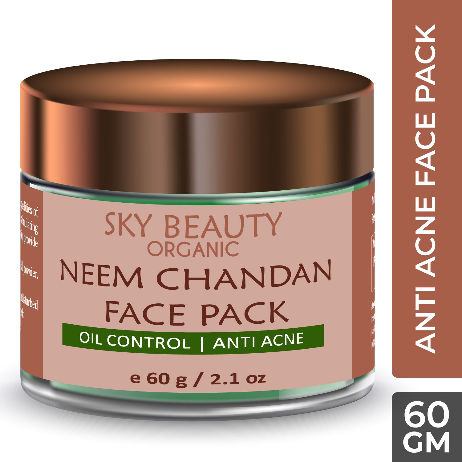 

SKY BEAUTY Organic Neem Chandan Face Pack 60 g