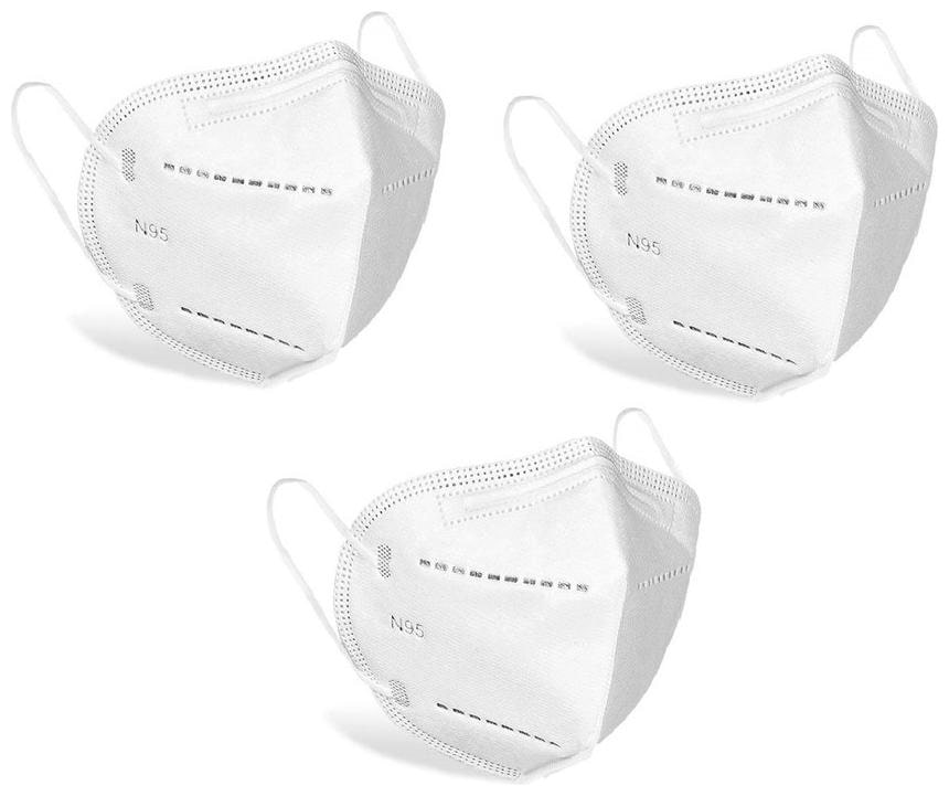 

Skywall N95 Air Pollution Face Mask With 5 Layer For Men And Women (Without Valve Respirator) Pack Of 3