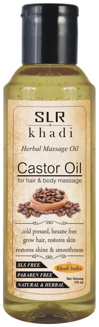 

SLR Herbal Castor Oil Cold pressed - Hexane Free For Hair Body Massage Oil (110 ml)