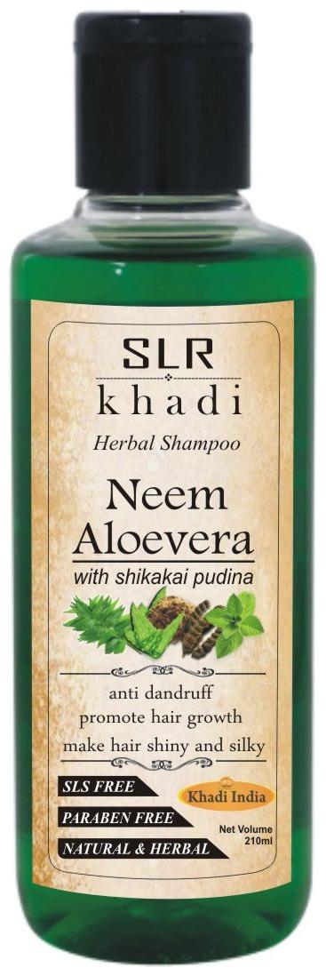 

SLR Herbal Neem Aloevera Shikakai Pudina SLS-Paraben free Damage Repair Shampoo (210 ml)