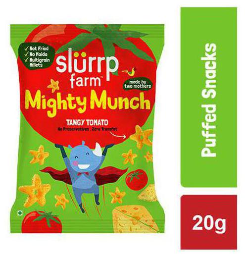 

Slurrp Farm Mighty Puff - Tangy Tomato 20 g