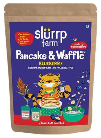 

Slurrp Farm Millet Pancake Waffle Mix - Blueberry Supergrains 150 g