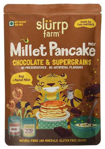 

Slurrp Farm Millet Pancake Mix - Chocolate Supergrains 150 g