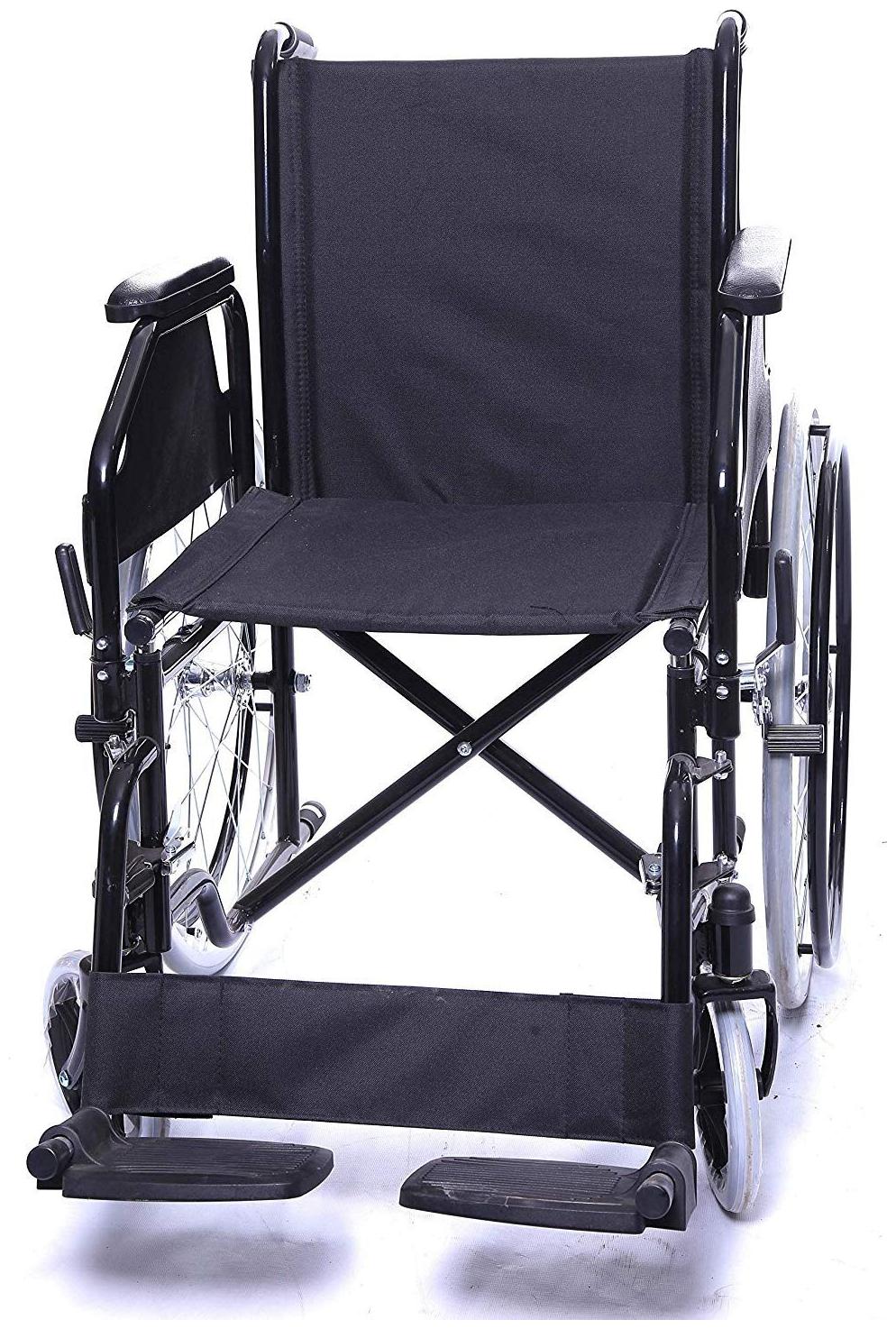 

Smart Care Durable Portable Wheelchair - Premium Wheelchairs - Lightweight Wheelchair With Detachable Footrest And Armrest - SC903
