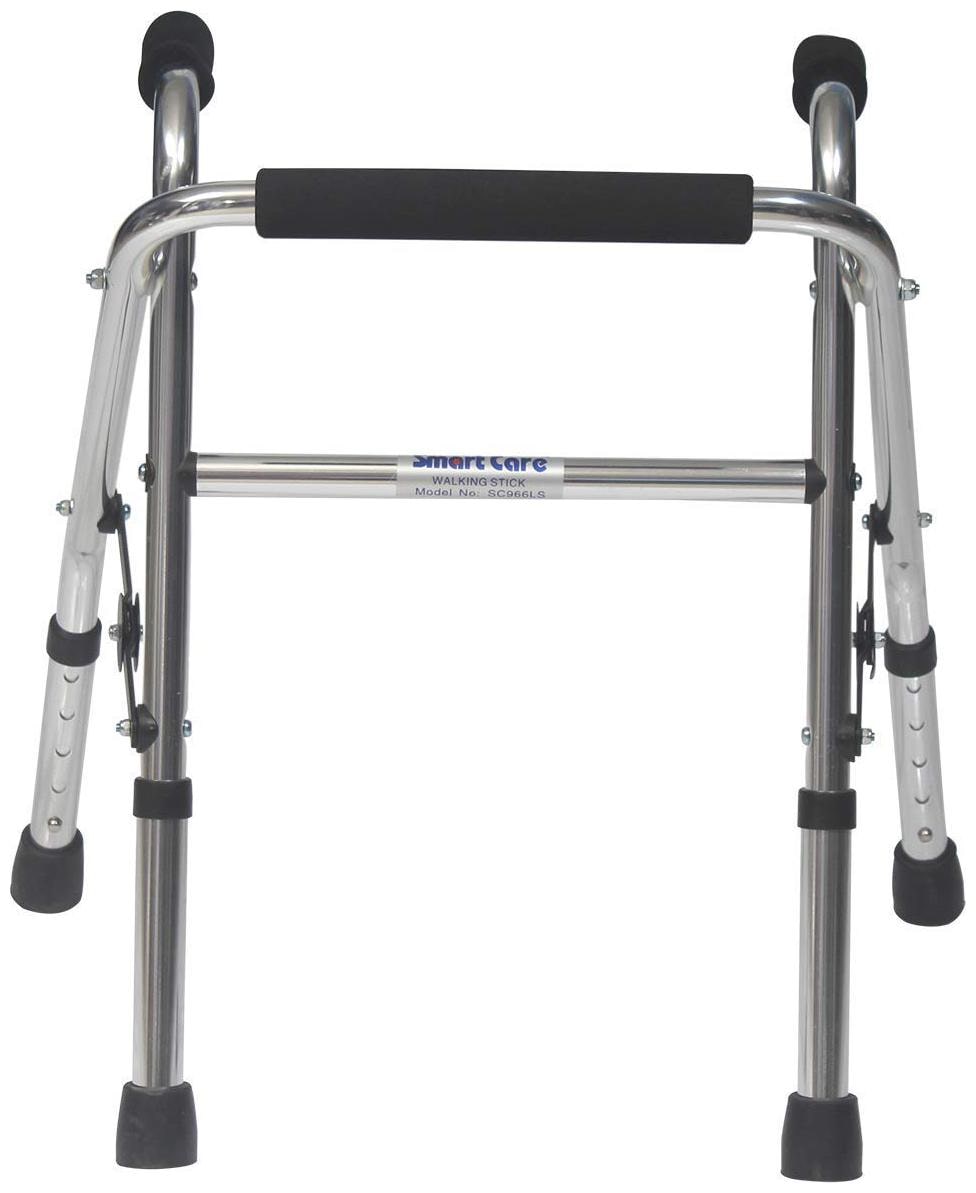 

Smart Care Extremely Lightweight And Portable Aluminium folding walker height adjustable Small Size walker for Kid - 966LS