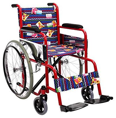 

Smart Care Lightweight Durable Kid Wheelchair - Lightweight Portable Wheelchair - Folding Pediatric Wheelchair - SC802