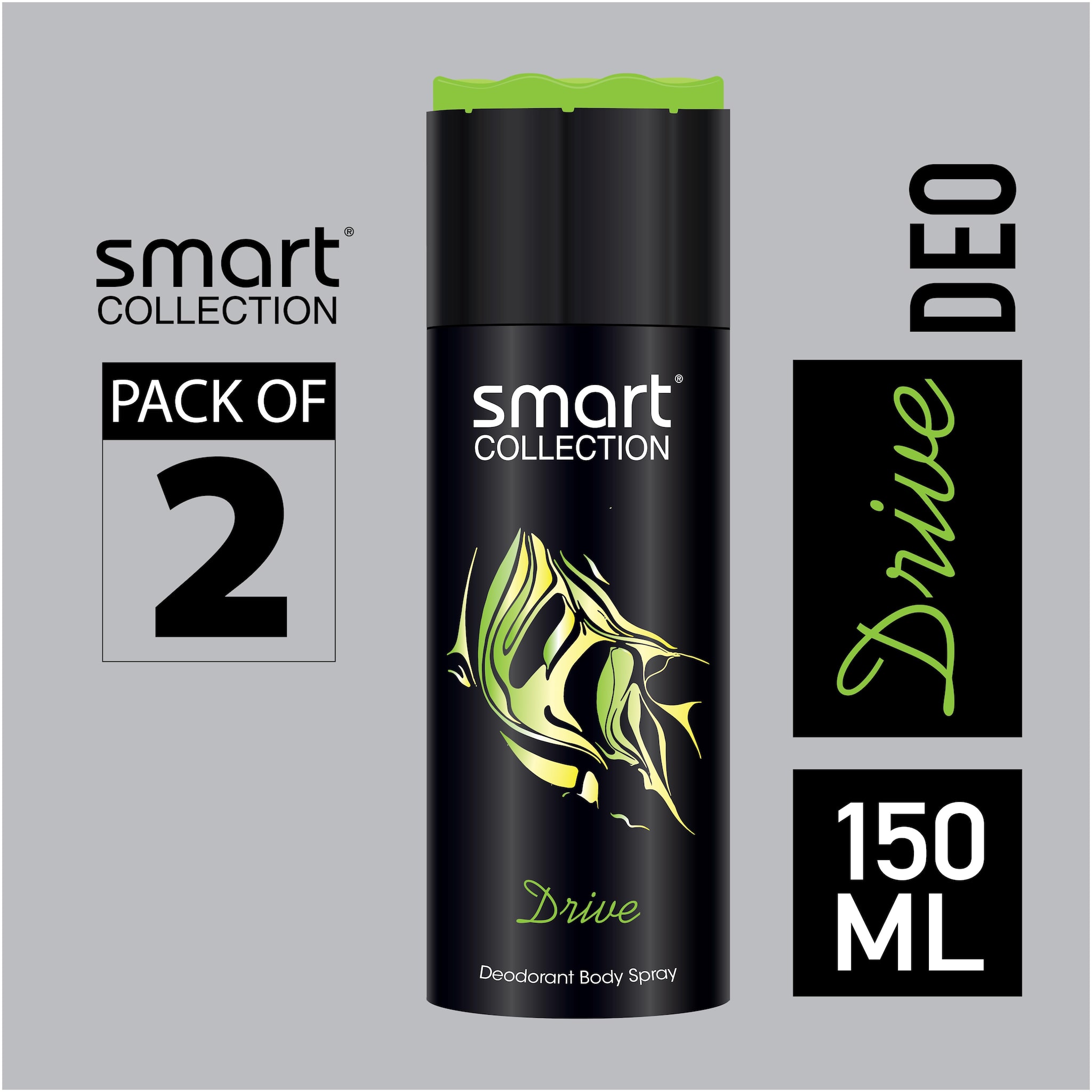 

Smart Collection Deodorant 150ml - Drive (Pack of 2)