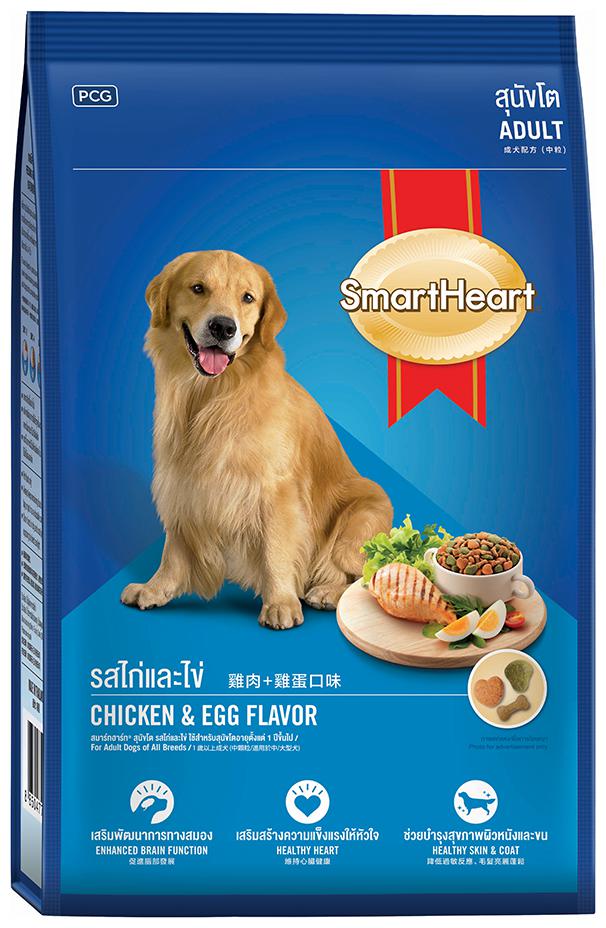 

Smartheart Adult Dry Dog Food Chicken Egg Flavour 10 Kg