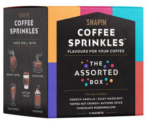 

Snapin Coffee Sprinkles - Assorted Box 29 5 g