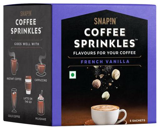 

Snapin Coffee Sprinkles - French Vanilla 5 5 g
