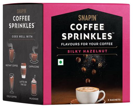 

Snapin Coffee Sprinkles - Silky Hazelnut 5 5 g