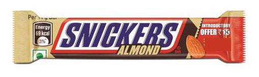 

Snickers Almonds Chocolates 14 g