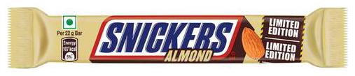 

Snickers Almonds Chocolate 22 g