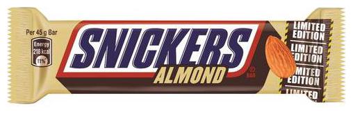 

Snickers Almonds Chocolate 45 g
