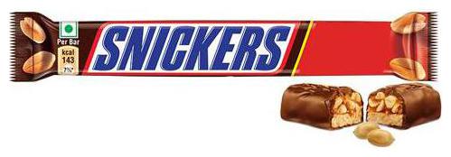 

Snickers Chocolate Bar 25 g