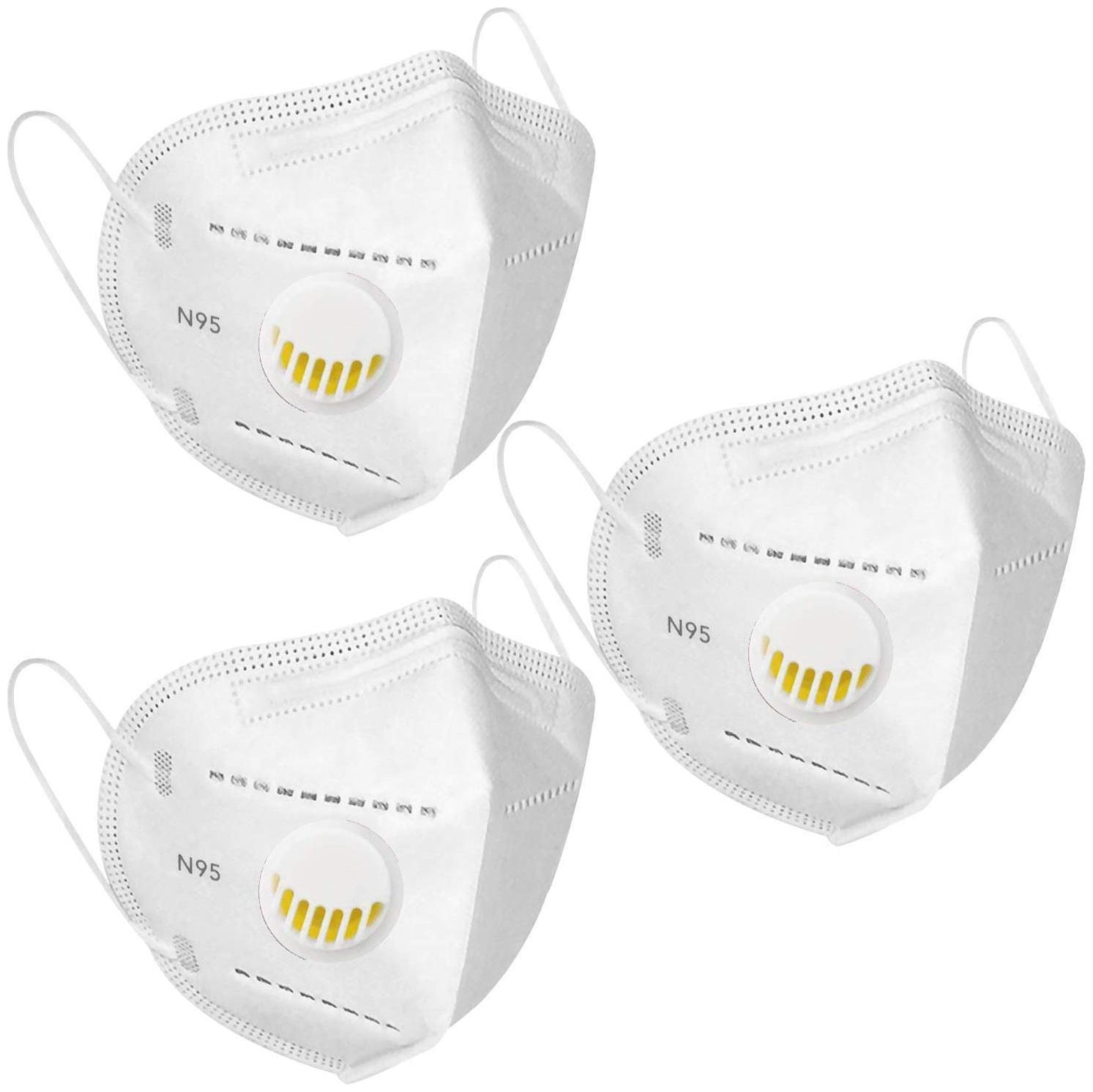 

SNS N-95 Respirator Anti-Pollution Breathable Protective with Respirator Filter Pack of 3