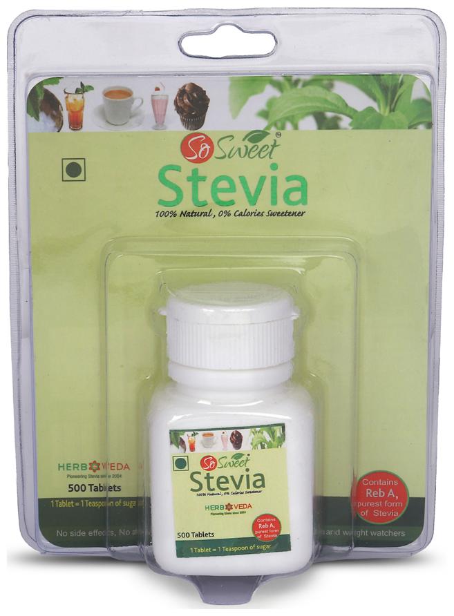 

So Sweet Stevia Dispenser Natural Sweetener Sugarfree 500 Tablet (Pack of 1)