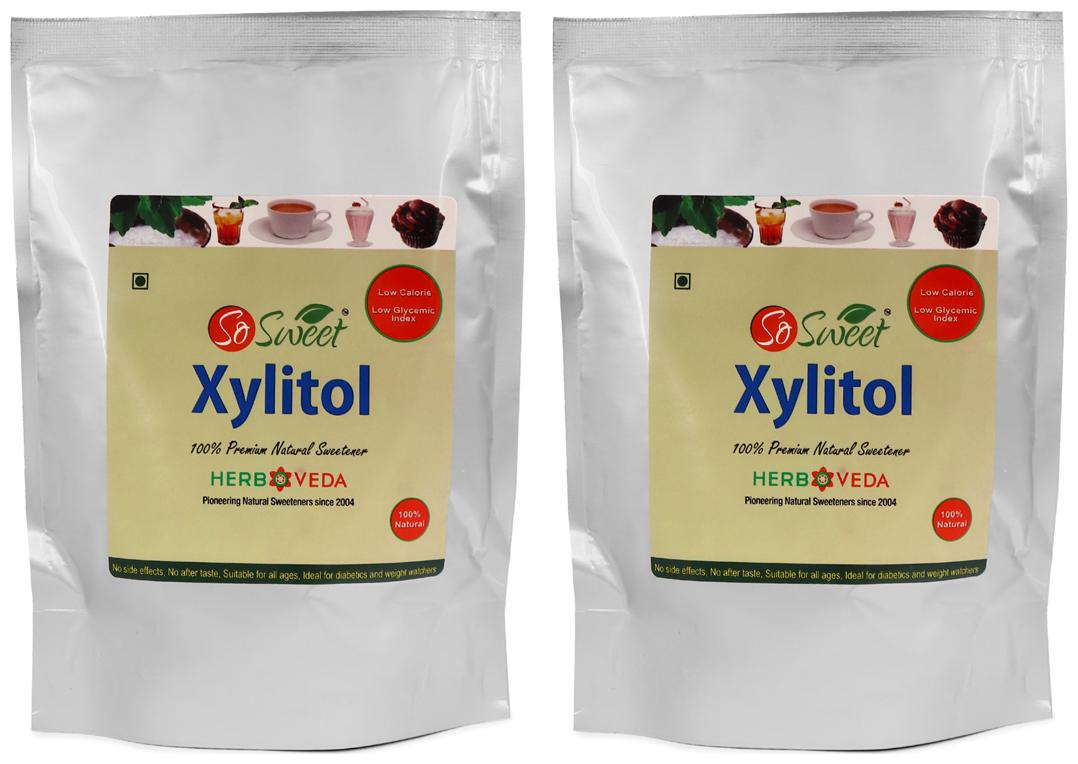 

So Sweet Xylitol Natural Sweetener Sugarfree 250 g (Pack of 2)