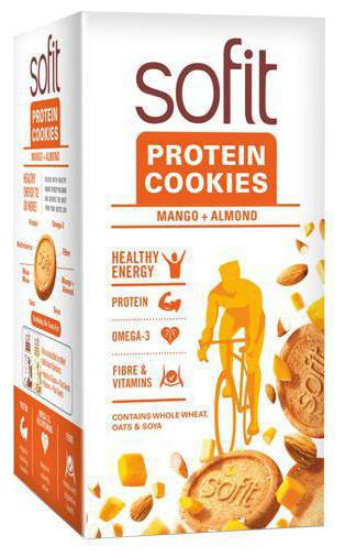 

Sofit Protein Cookies - Mango Almond 150 g