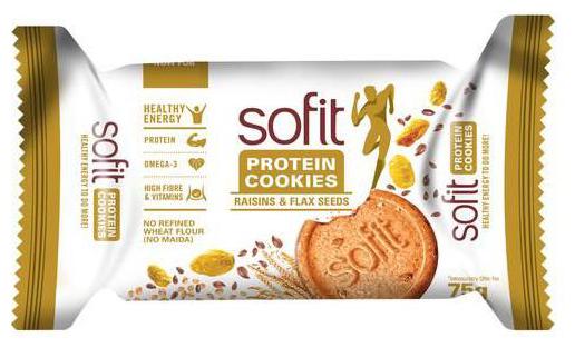 

Sofit Protein Cookies - Raisin Flaxseeds 75g