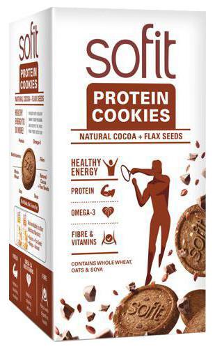 

Sofit Protein Cookies - Natural Cocoa Flaxseeds 150 g