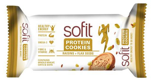 

Sofit Protein Cookies - Raisins Flax Seeds 100 g