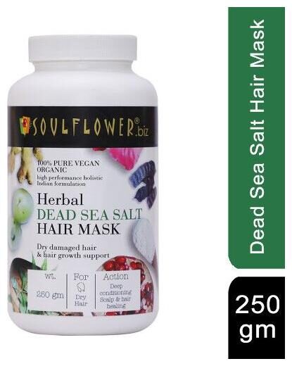 

Soulflower Herbal Dead Sea Salt Hair Mask 250g