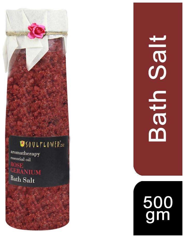 

Soulflower Rose Geranium Bath Salt 500 g