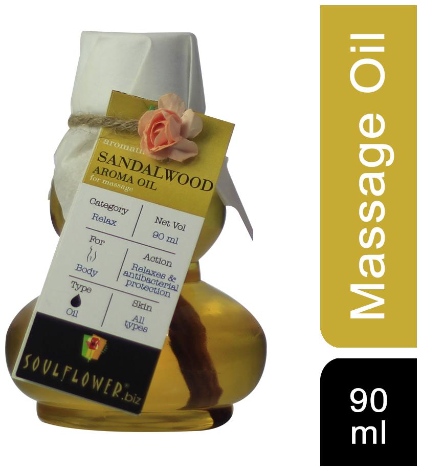 

Soulflower Sandalwood Aroma Massage Oil