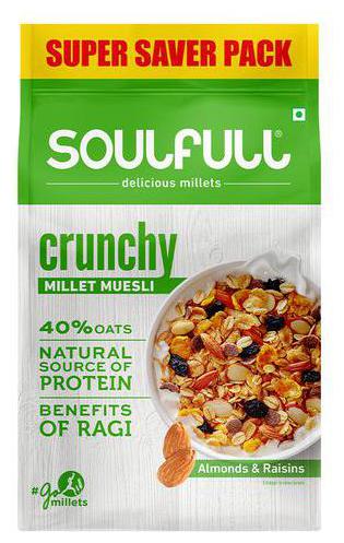 

Soulfull Millet Muesli - Crunchy 700 g
