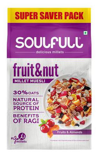 

Soulfull Millet Muesli - Fruit Nut 700 g