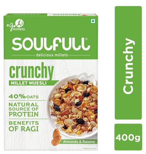 

Soulfull Millet Muesli - Crunchy 400 g
