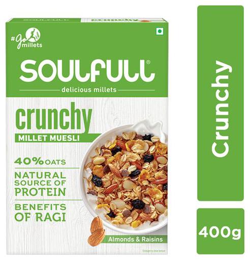 

Soulfull Millet Muesli - Crunchy 400 g
