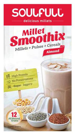 

Soulfull Millet Smoothix - Almond Dispenser 150 g