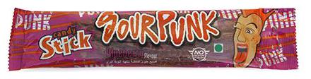 

Sour Punk Candy Stick - Blueberry Flavour 40 g