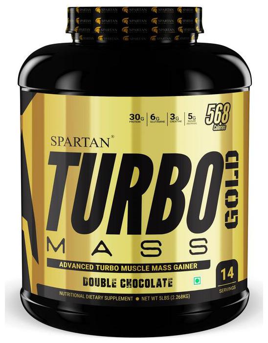 

Spartan Nutrition Turbo Mass Gold 5lb Double Chocolate