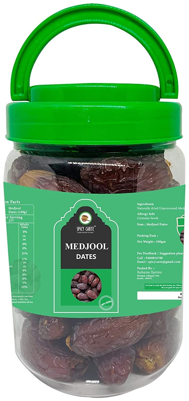 

Spicy Carte Premium Medjool Dates 500g