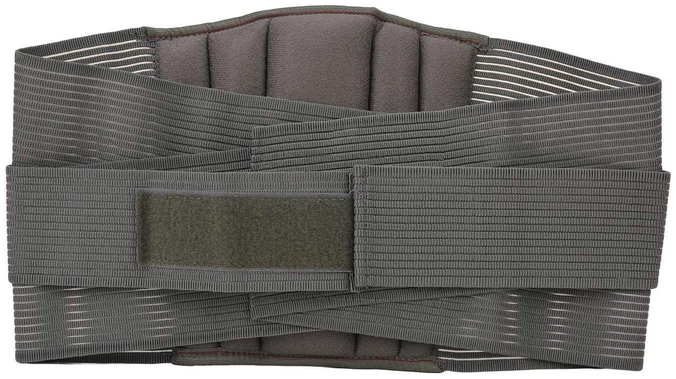 

SPIFFYSKY Lower Back Pain Brace Sacral Lumbar Support Waist belt for Back Pain Relief -Grey (Small (28 - 32 Inch))