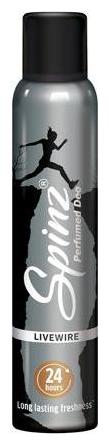 

Spinz Livewire Perfumed Deo 150 ml