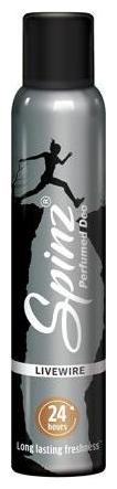 

Spinz Livewire Perfumed Deo 150 ml